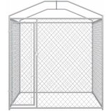 Vanjski kavez za pse s nadstrešnicom 193x193x225 cm | shoptok.hr