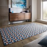 Flair Rugs Plavi tepih 120x170 cm Lennox Geometric – | shoptok.hr