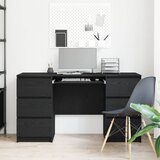  Stol s ladicama Crni hrast 140 x 50 x 76 cm Konstruirano drvo | Eponuda.ba