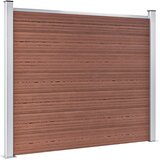  Set panela za ogradu WPC 872 x 146 cm smeđi | shoptok.hr