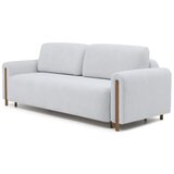 ELTAP Siva sklopiva/s prostorom za odlaganje sofa od bouclé tkanine 244 cm Arcadova – | shoptok.hr