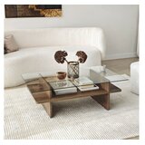 Hanah home Klub sto Saga Rectangle, 105x35x65 cm, Smeđi | Eponuda.ba