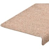  Otirači za stepenice 5 kom smeđi 65x21x4 cm prošiveni | shoptok.hr