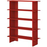 noo.ma Crvena metalna biblioteka 120x156x37 cm Hes – Cijene