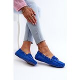 Boto Women's Blue Suede Moccasins Si Passione | shoptok.hr