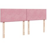  s oprugama i madracem ružičasti 200x200 cm baršunasti | shoptok.hr