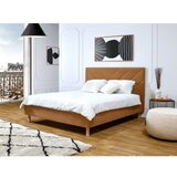 Bobochic Paris Oranžna oblazinjena zakonska postelja z letvenim dnom 180x200 cm Romane – | Shoptok.si