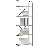 vidaXL Polica Sivi hrast sonoma 60 x 30 x 183 cm Konstruirano drvo | shoptok.hr