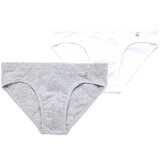 Benetton spodnje hlače slip 2 kos NOS 3MC10S444 F siva KL Cene