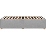  Okvir kreveta bez madraca svjetlosivi 100x200 cm od tkanine | shoptok.hr