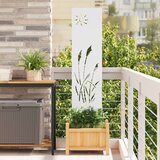  Privatnost u vrtu Bijelo 32 x 140 cm Hladno valjana čelična | Eponuda.com