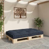  Jastučić za paletni kauč Antracit 120 x 80 x 12 cm Tkanina | shoptok.hr