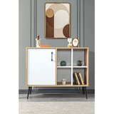 Hanah home komoda Şile 4111, 100 cm, hrast Sapphire / bela Cene