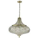  Där Lighting ASM0675 - Luster na lancu ASMARA 6xE14/40W/230V mesing | Eponuda.com