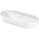 Grohe 103571SH00 Essence 80 x 40 cm ovalni nadpultni umivalnik z odprtino za armaturo Slike