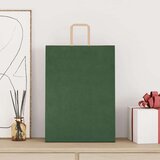  Papirnate vrećice 250 kom s ručkama zelene 32x17x44 cm | shoptok.hr