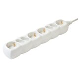 Home produžni kabl, 4 shuko+4 euro utičnice, 1.5mm²,3 met - NV 18-3/WH/1,5, Bijeli Cijene
