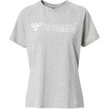 Hummel Tehnička sportska majica 'Noni 2.0' siva / bijela