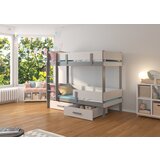 ADRK Djeji krevet na kat ETIONA s ladicama 103 cm - SIVA | shoptok.hr