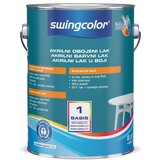 SWINGCOLOR Akrilni barvni lak (bela, svilnato mat, 2,5 l) | Shoptok.si