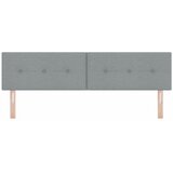  LED glava kreveta s LED trakama Svijetlo siva 180 cm tkanina | Eponuda.ba