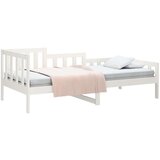  Dnevni ležaj bijeli 90 x 190 cm od masivne borovine | shoptok.hr