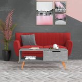  Stolić za kavu boja betona 100 x 49,5 x 43 cm konstruirano drvo | shoptok.hr