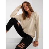 RUE PARIS Sweater-LC-SW-0332.17-beige | Shoptok.si