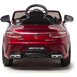  Licencirani auto na akumulator Mercedes S63 - crveni/lakirani | shoptok.hr