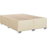 vidaXL Krevet s oprugama i madracem krem 140x200 cm od tkanine | shoptok.hr