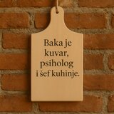 Moja poklon kutija Daska za sečenje Baka, 23x17cm Cene