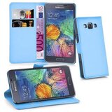 Cadorabo Ohišje, združljivo z Samsung Galaxy A7 2015 v nebesno modra - Zaščitni ovitek z magnetnim zapiranjem, stoječo funkcijo in režo za kartice, (20557638) | Shoptok.si