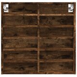  Vitrina boja dimljenog hrasta 60x8,5x58 cm drvena | shoptok.hr