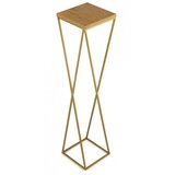  Stalak za cveće LOFT 100x24 cm zlatna/braon | Eponuda.com