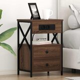  Noćni ormar Smeđi hrast 40 x 31 x 60 cm Konstruirano drvo | Eponuda.com