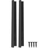 Drška 12 pcs Crna 120 x 39.6 x 17 mm Aluminij | shoptok.hr