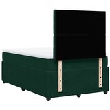 Box spring krevet s madracem tamnozeleni 120x200 cm baršunasti | shoptok.hr