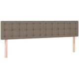  Krevet s oprugama i madracem smeđesivi 120 x 190 cm od tkanine | shoptok.hr