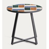 Kave Home Okrugao vrtni stolić s keramičkom daskom ø 45 cm Tella – | shoptok.hr