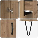  Kuhinjski ormarić Umjetnički hrast 69 5 x 34 x 180 cm Konstruirano drvo | shoptok.hr