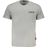 Napapijri MEN&#39;S SHORT SLEEVED T-SHIRT GRAY Cene