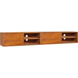 vidaXL Stenska TV omarica 180x30x30 cm trdna tikovina Cene
