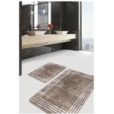 Mila Home Rjave žametne kopalniške preproge v kompletu 2 ks 60x100 cm – | Shoptok.si