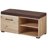 Voleo garderobna klop rjava, barve hrasta | Shoptok.si