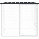  Kavez za kokoši s krovom antracit 103x98x90 cm pocinčani čelik | shoptok.hr