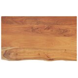  Kupaonska radna ploča 110x60x2,5 cm pravokutna od drva bagrema | shoptok.hr