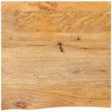 vidaXL Mizna plošča z naravnim robom 80x80x3,8 cm trden mangov les, (21410879) | Shoptok.si