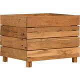 Furnova Visoka greda 50x40x38 cm reciklirana tikovina in jeklo, (21920045) | Shoptok.si