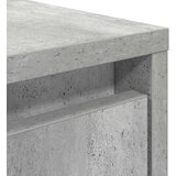 vidaXL Kavna mizica s predali betonsko siva 70,5x70x40 cm | Shoptok.si
