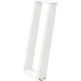  Noge za konzolno mizico v obliki črke U, 2 kosa, bele barve, 28 x (72-73) cm, jeklo | Shoptok.si